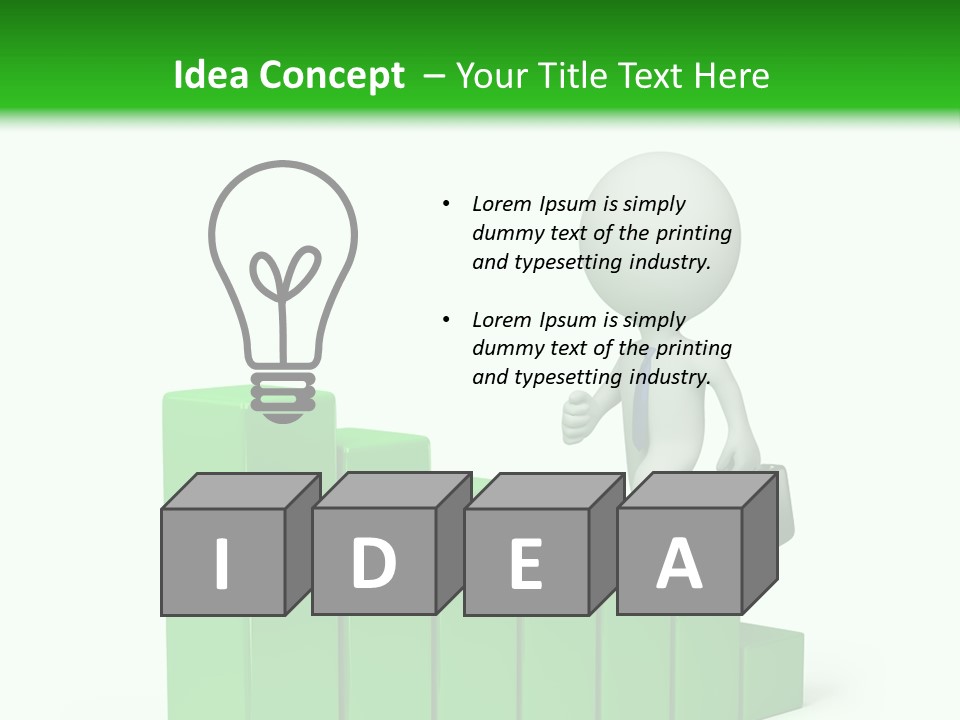 Step Abstract Statistics PowerPoint Template