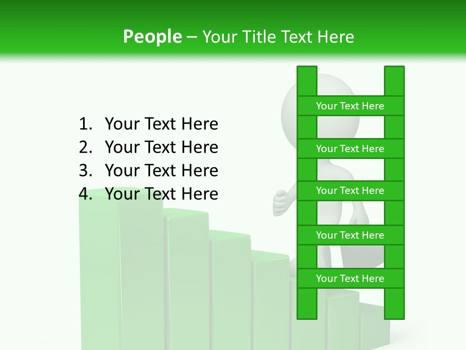Step Abstract Statistics PowerPoint Template