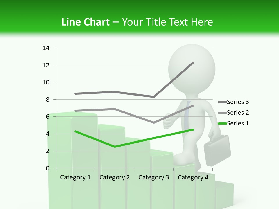 Step Abstract Statistics PowerPoint Template
