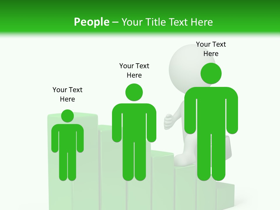 Step Abstract Statistics PowerPoint Template
