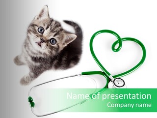 White Top Illness PowerPoint Template