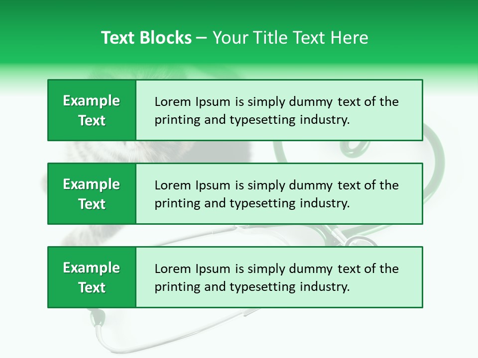 White Top Illness PowerPoint Template