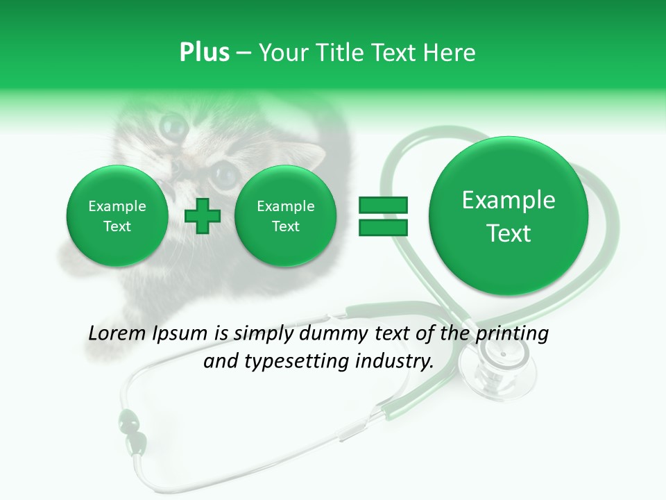 White Top Illness PowerPoint Template