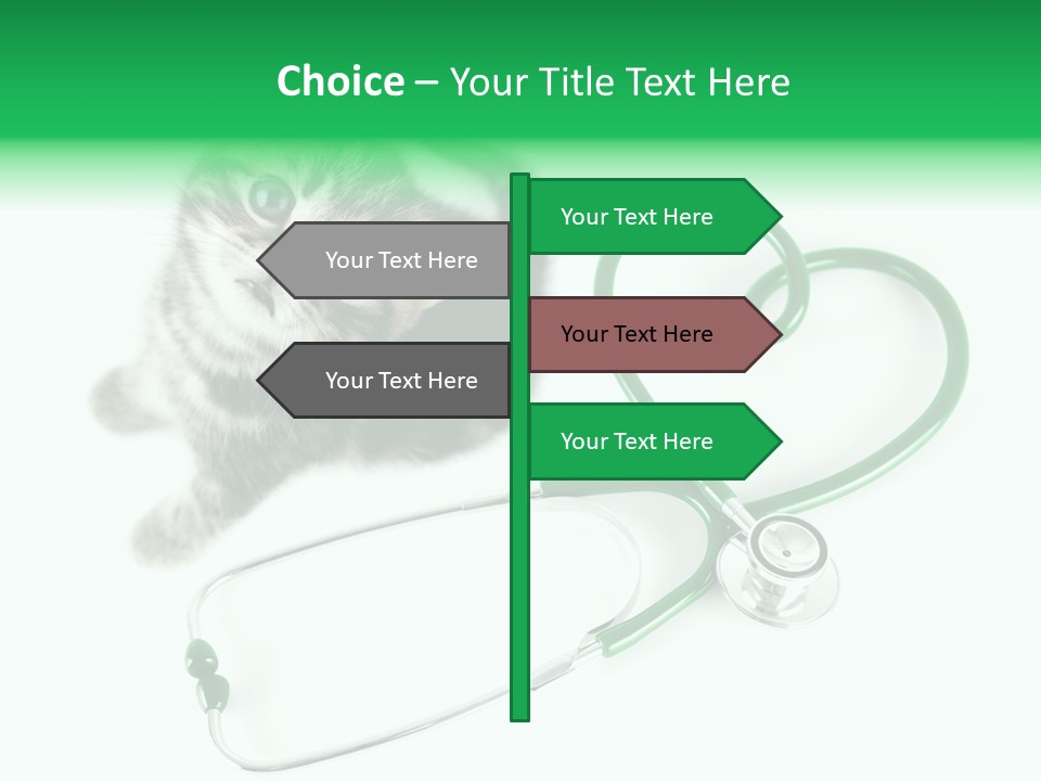 White Top Illness PowerPoint Template