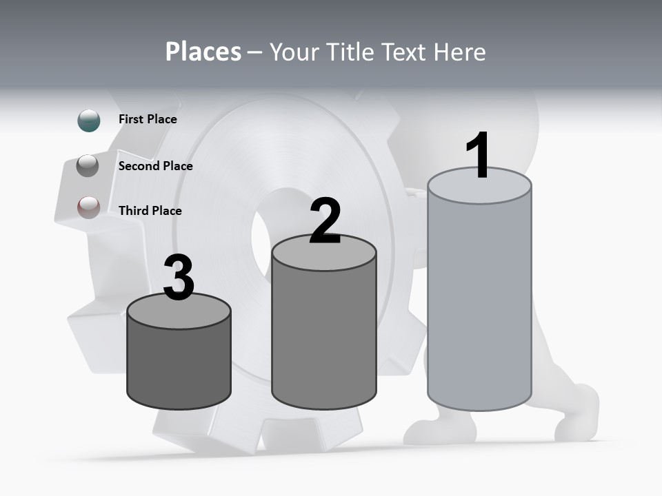Roll Mechanical Man PowerPoint Template