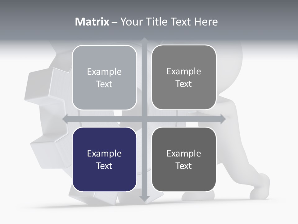 Roll Mechanical Man PowerPoint Template