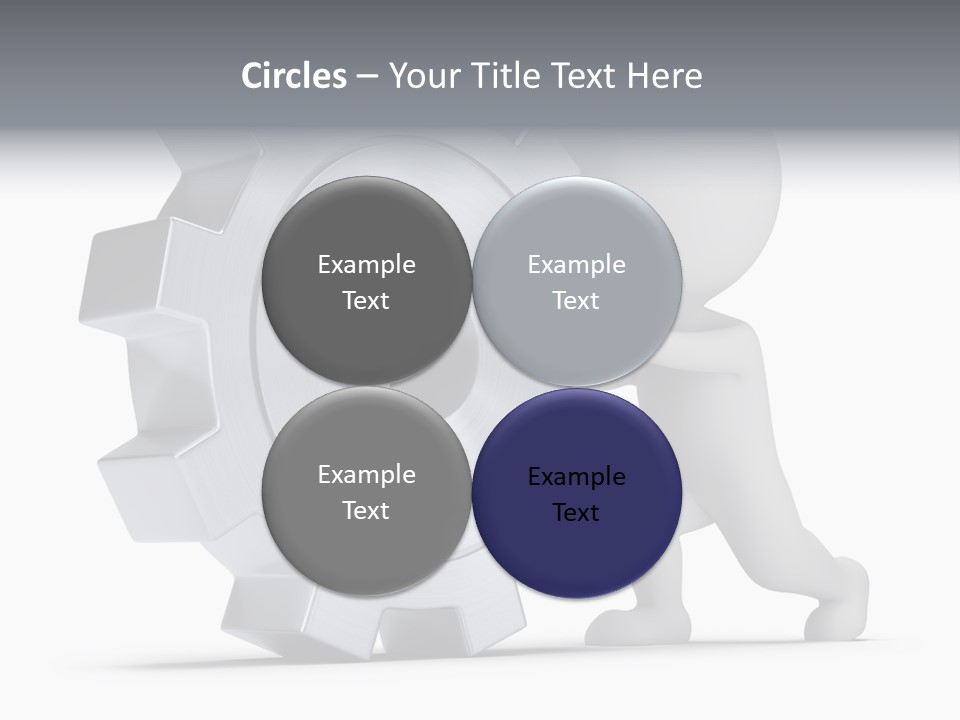 Roll Mechanical Man PowerPoint Template