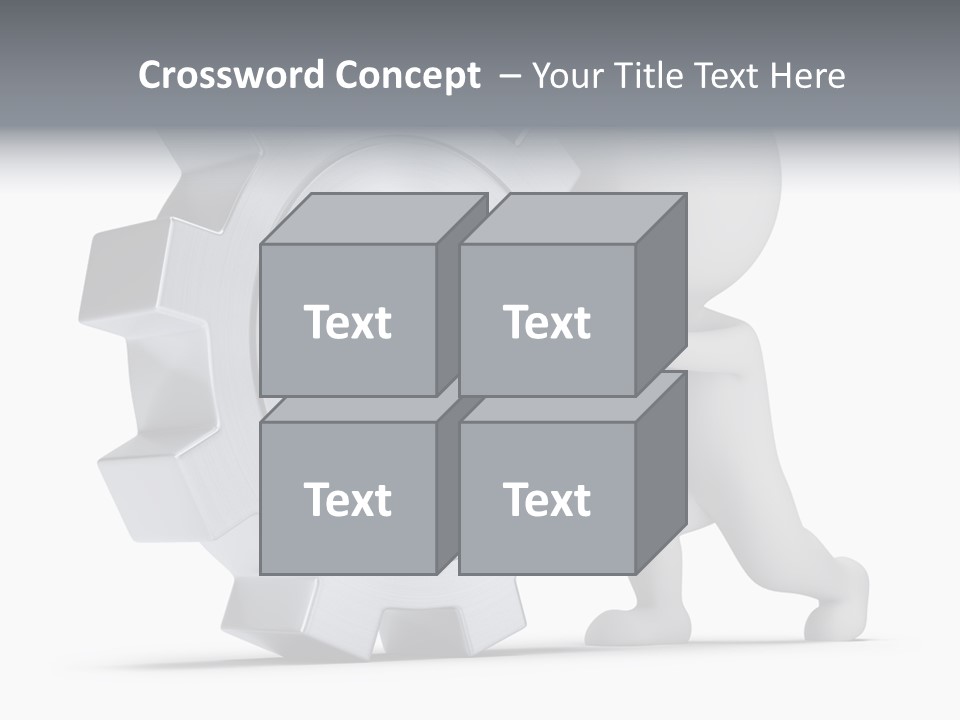 Roll Mechanical Man PowerPoint Template