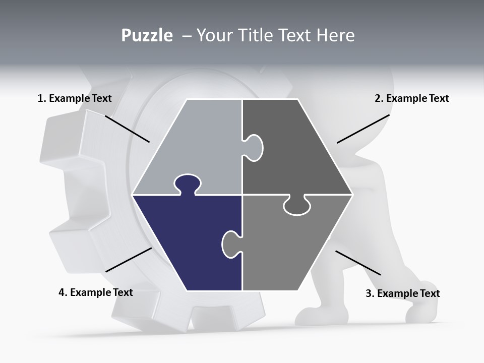 Roll Mechanical Man PowerPoint Template