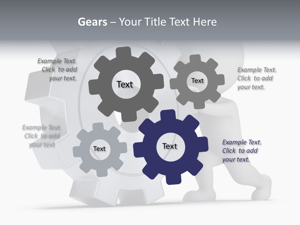 Roll Mechanical Man PowerPoint Template