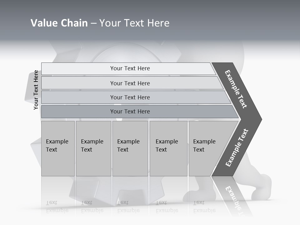Roll Mechanical Man PowerPoint Template