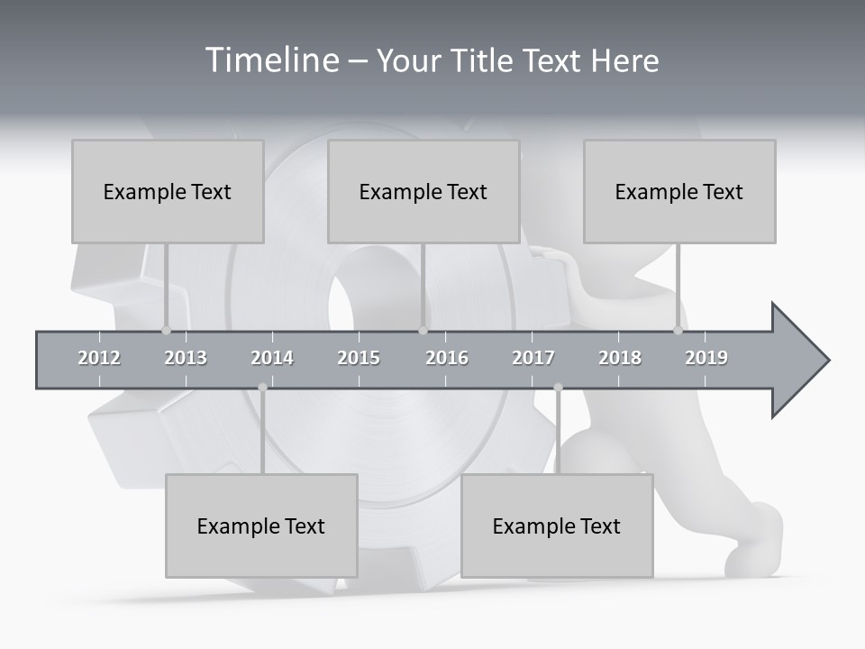 Roll Mechanical Man PowerPoint Template