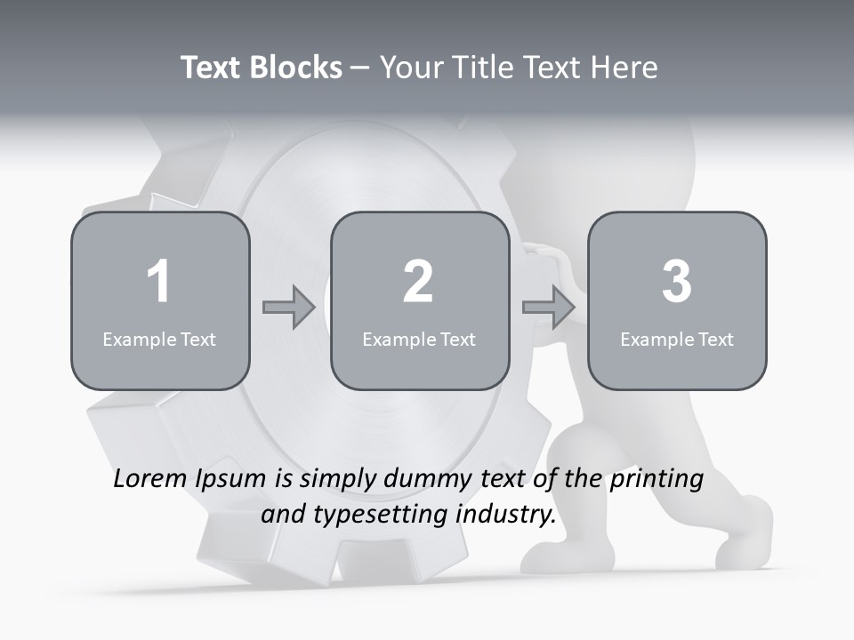 Roll Mechanical Man PowerPoint Template