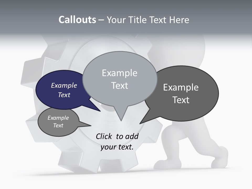 Roll Mechanical Man PowerPoint Template
