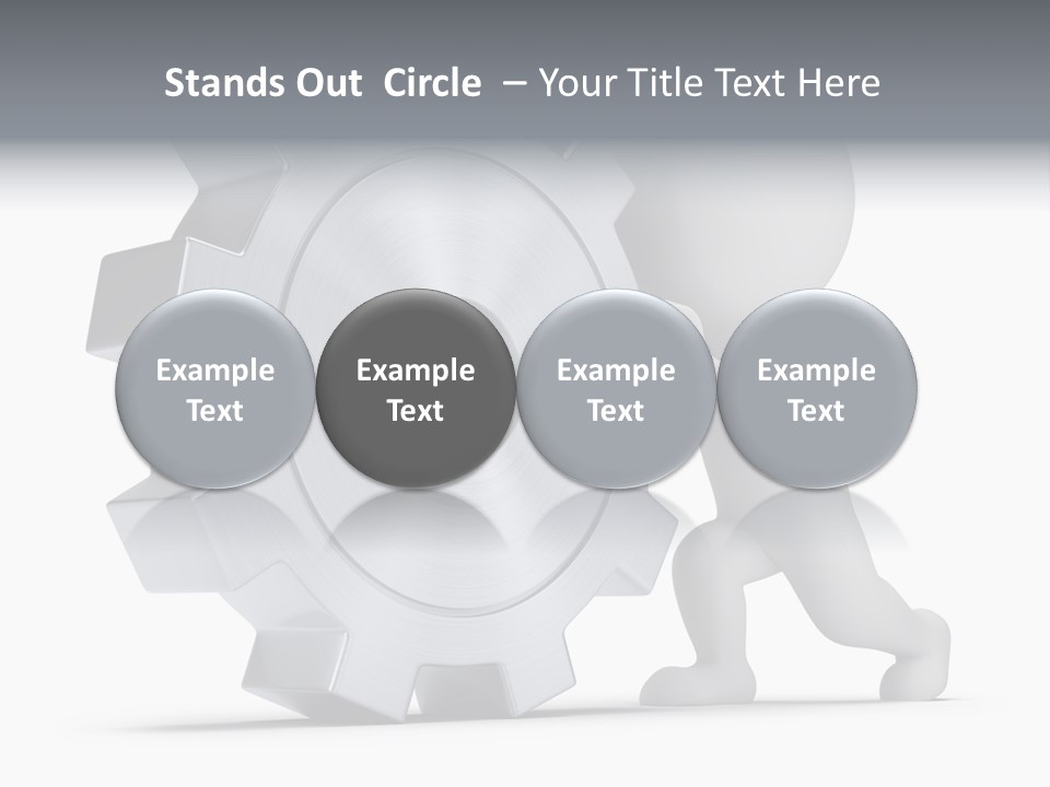 Roll Mechanical Man PowerPoint Template