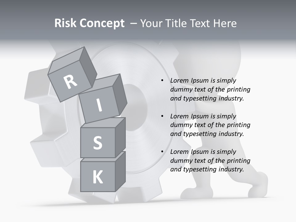 Roll Mechanical Man PowerPoint Template