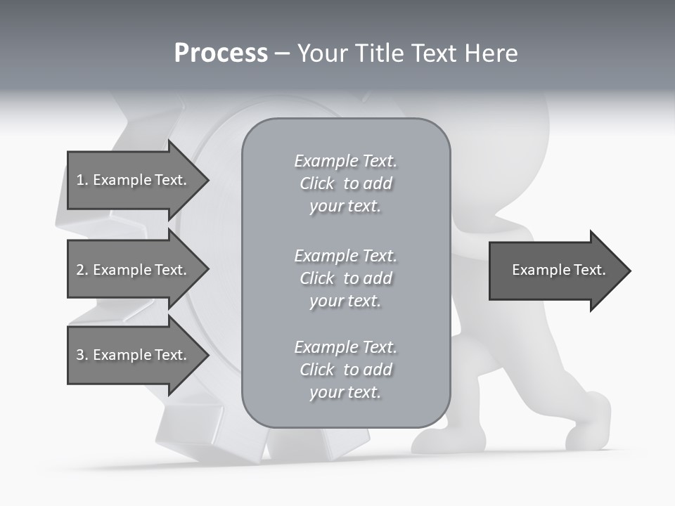 Roll Mechanical Man PowerPoint Template
