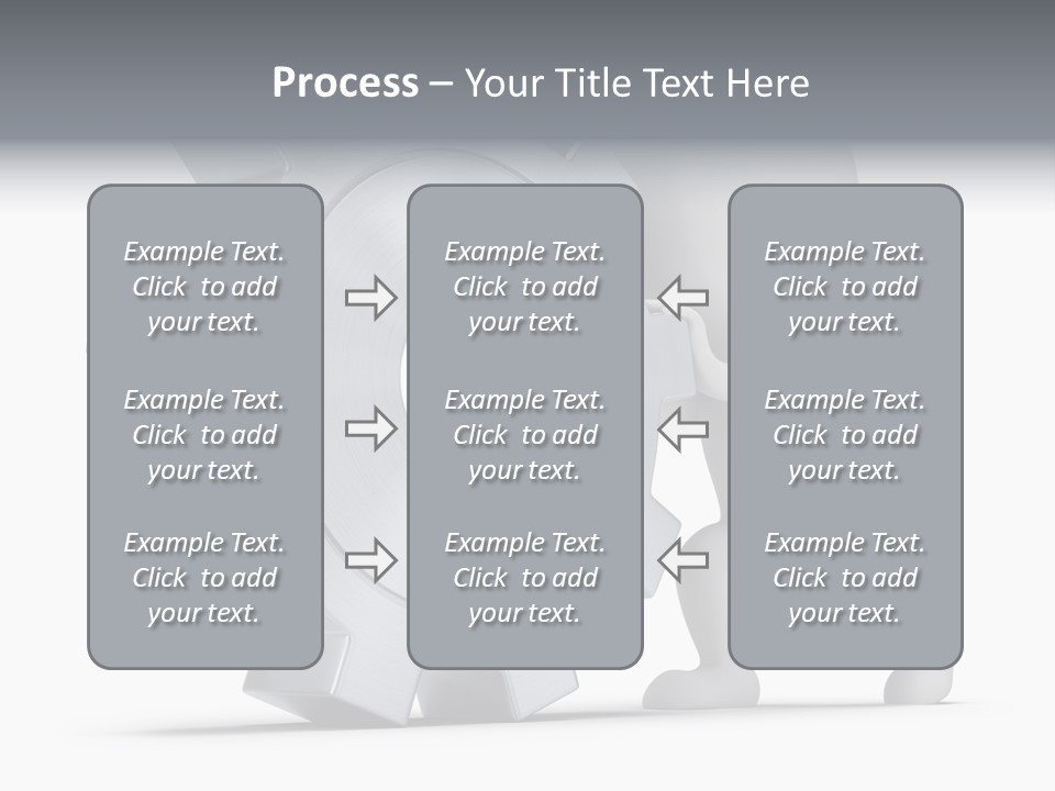 Roll Mechanical Man PowerPoint Template