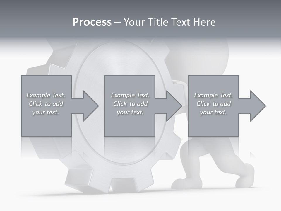 Roll Mechanical Man PowerPoint Template