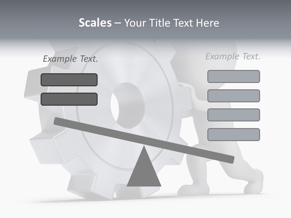 Roll Mechanical Man PowerPoint Template