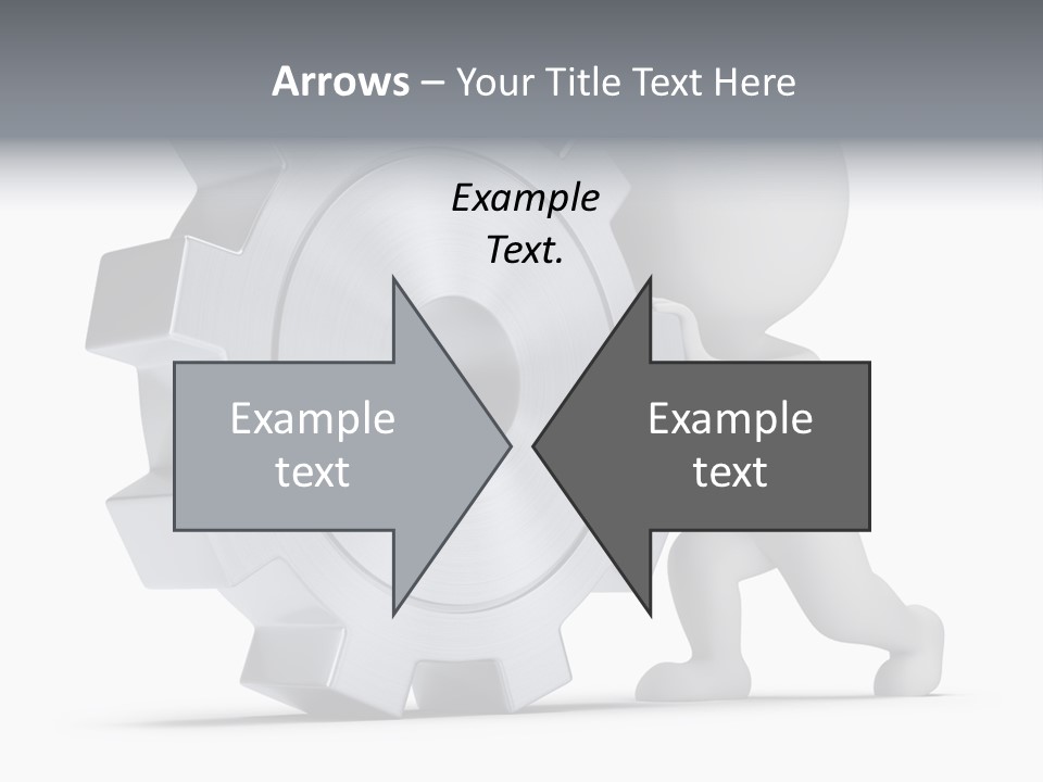 Roll Mechanical Man PowerPoint Template