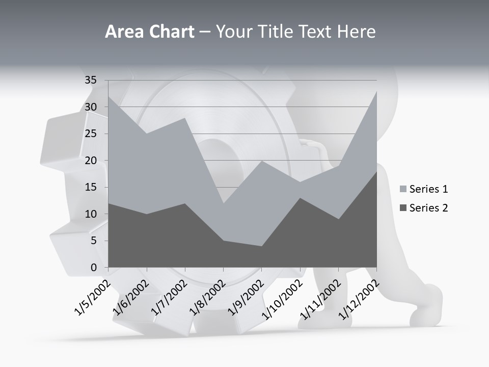 Roll Mechanical Man PowerPoint Template
