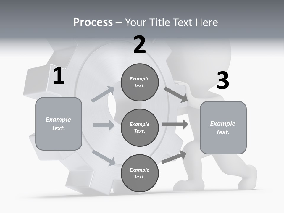 Roll Mechanical Man PowerPoint Template
