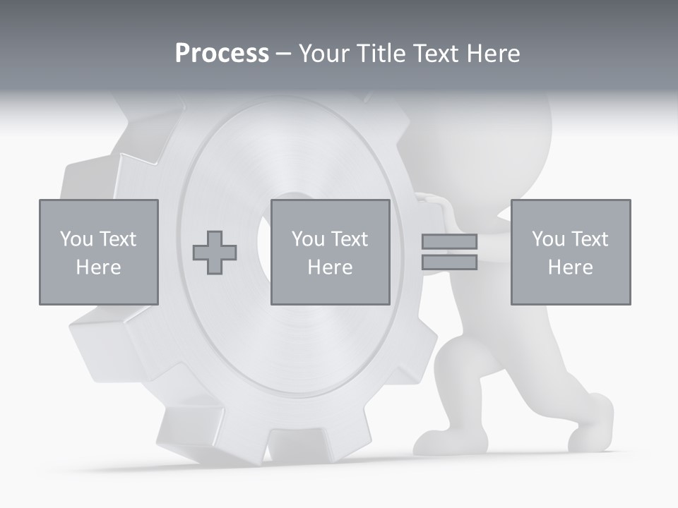 Roll Mechanical Man PowerPoint Template