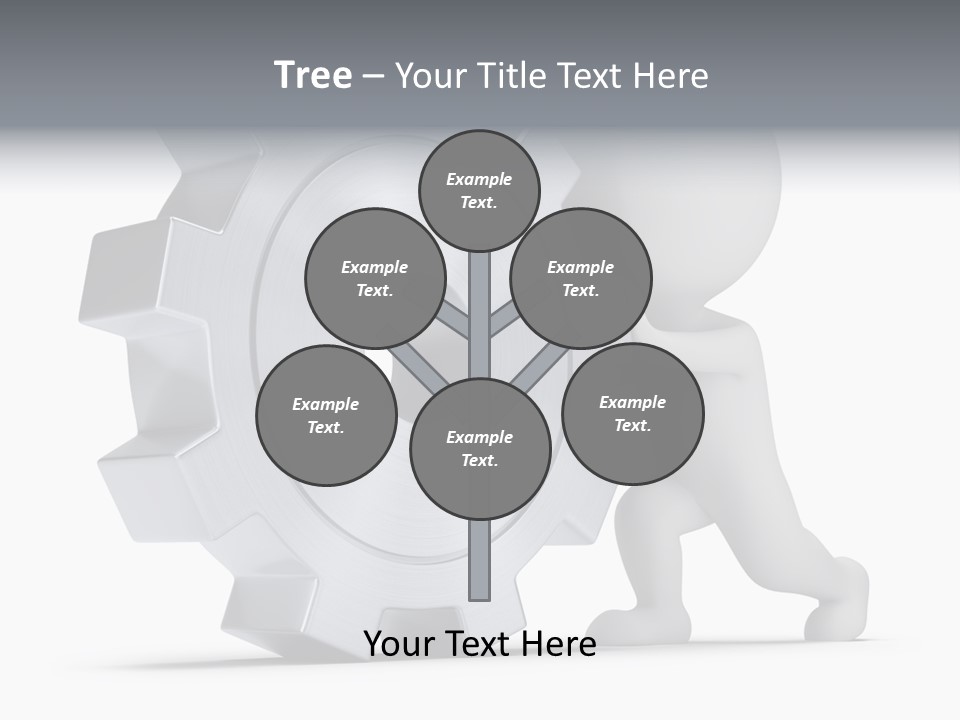 Roll Mechanical Man PowerPoint Template