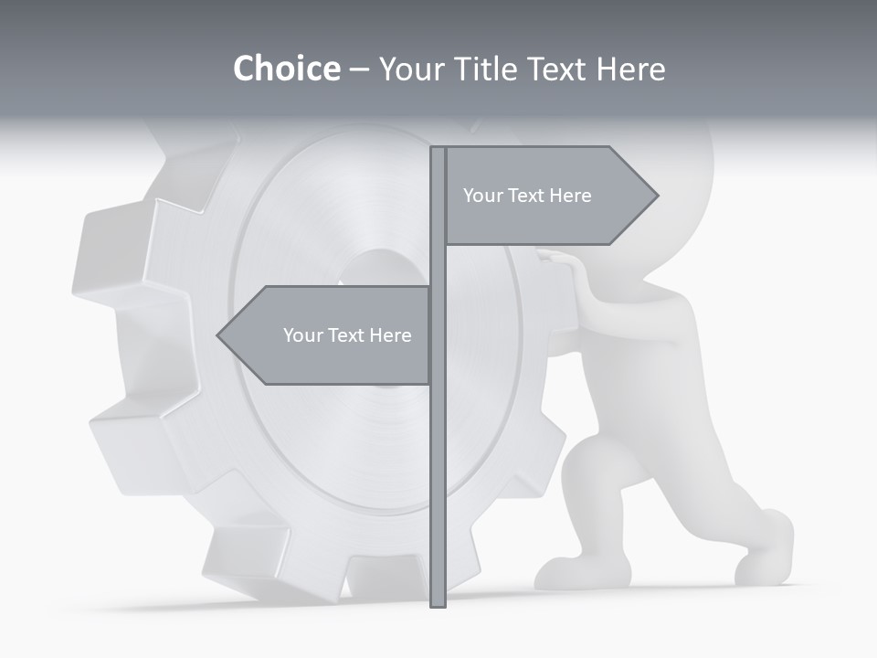 Roll Mechanical Man PowerPoint Template