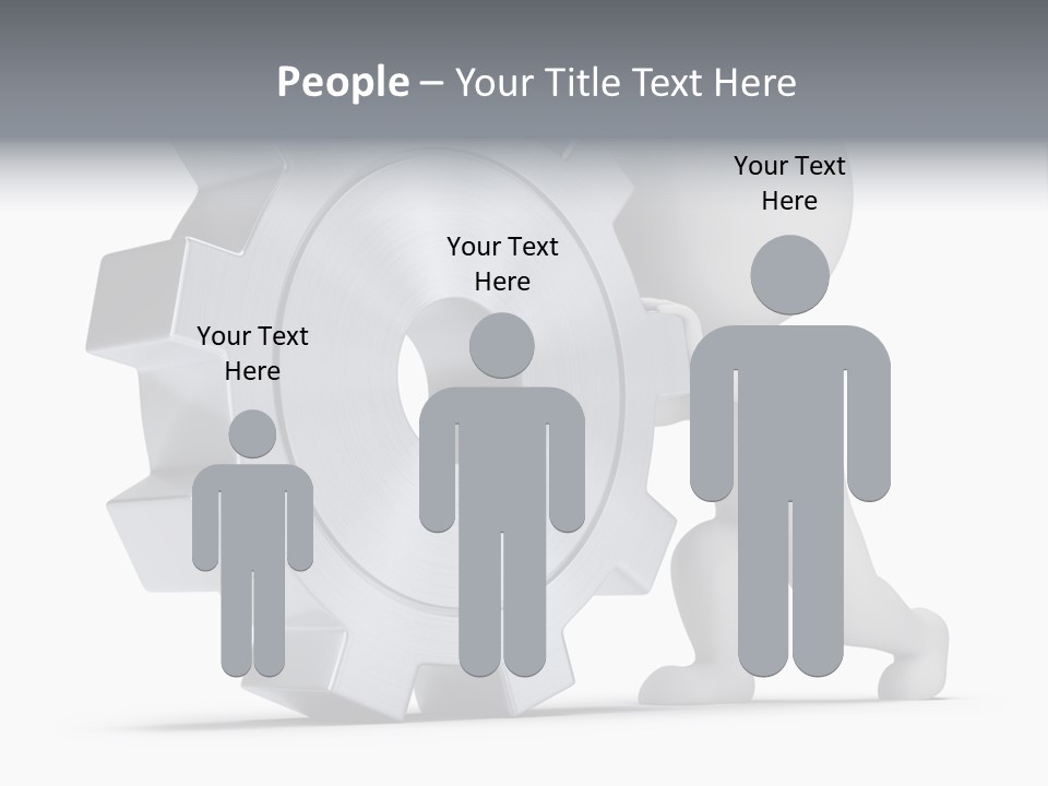 Roll Mechanical Man PowerPoint Template