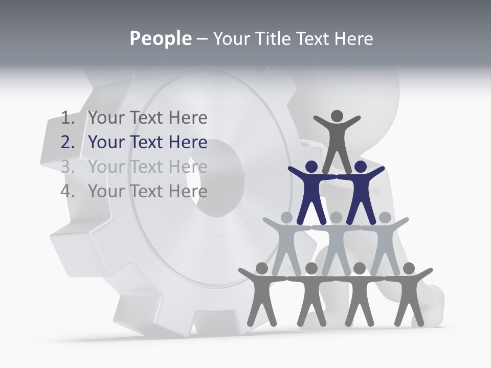 Roll Mechanical Man PowerPoint Template