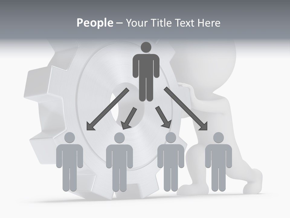 Roll Mechanical Man PowerPoint Template