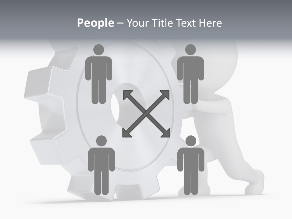 Roll Mechanical Man PowerPoint Template