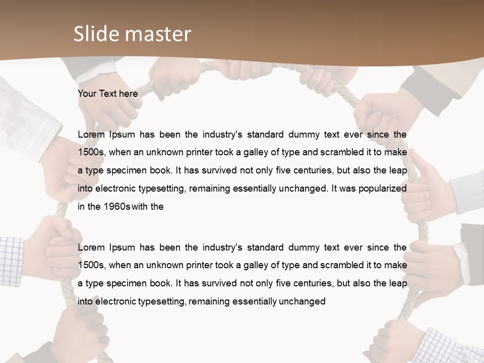 Support Many Peace PowerPoint Template