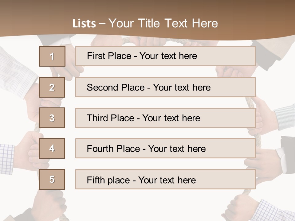 Support Many Peace PowerPoint Template