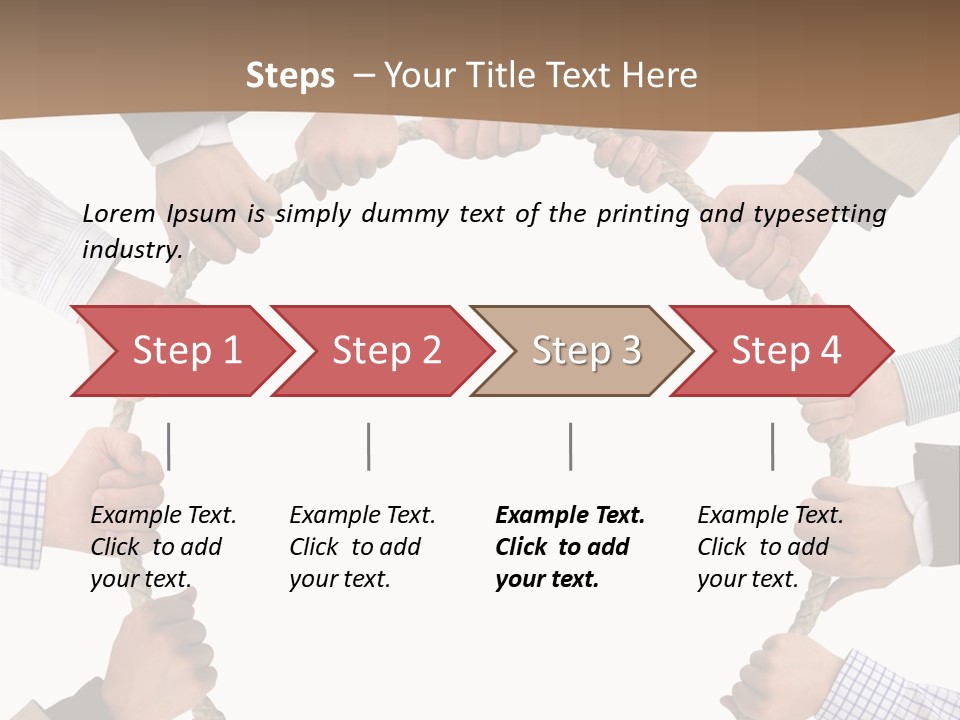 Support Many Peace PowerPoint Template