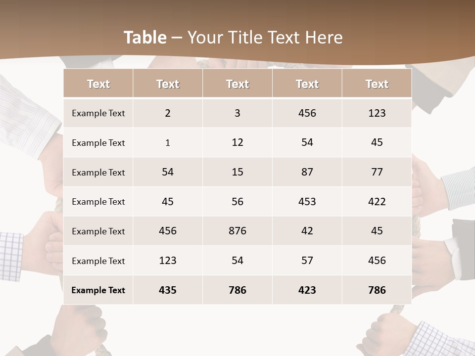 Support Many Peace PowerPoint Template