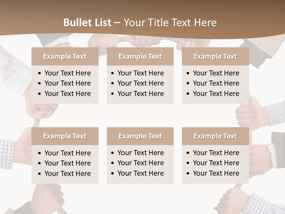 Support Many Peace PowerPoint Template