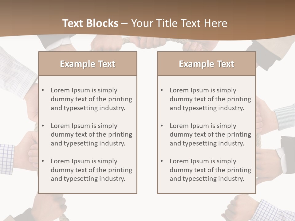 Support Many Peace PowerPoint Template