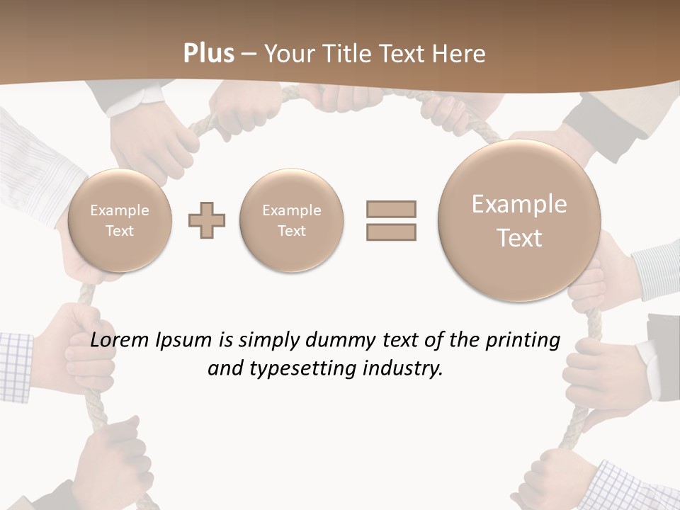 Support Many Peace PowerPoint Template