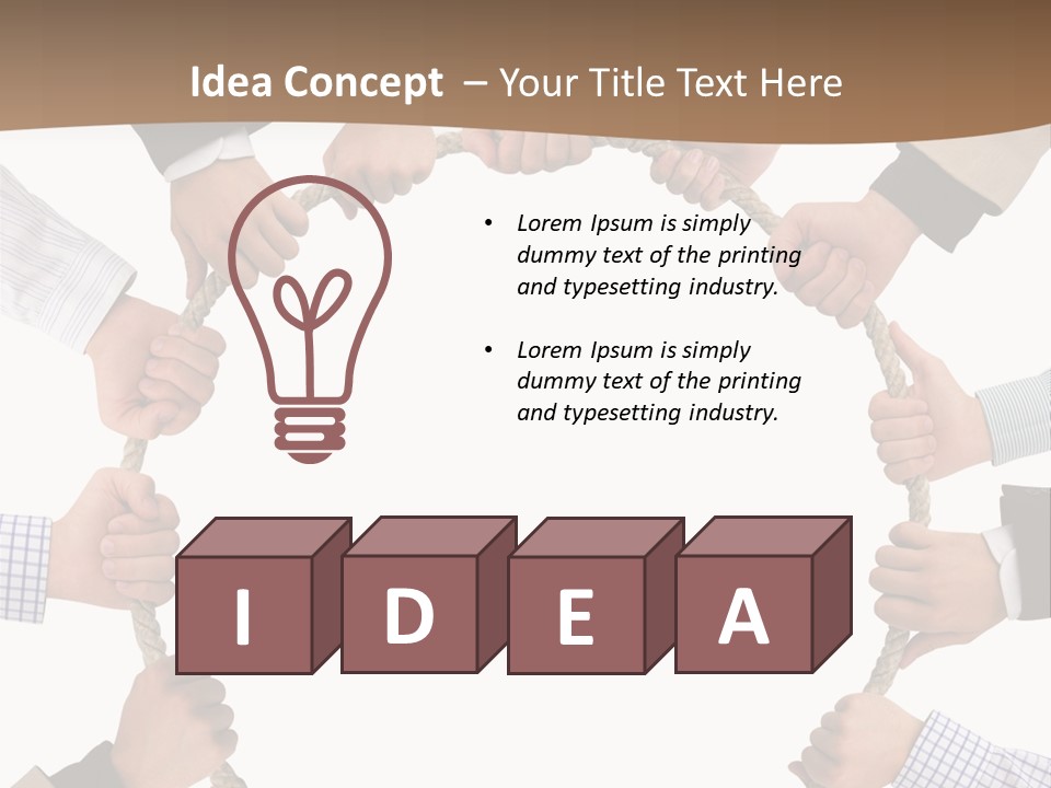 Support Many Peace PowerPoint Template