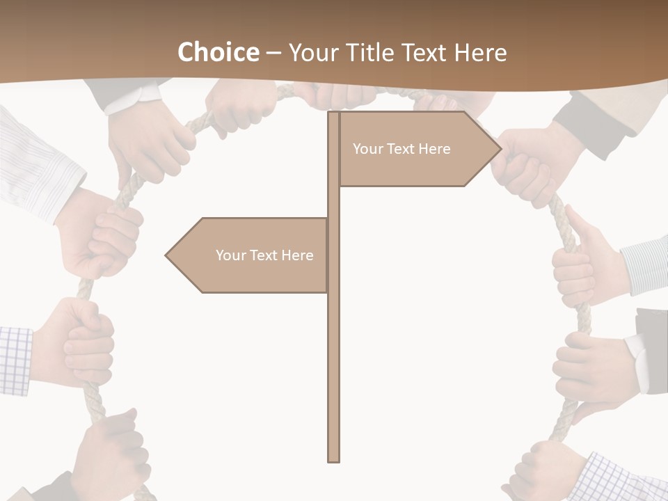 Support Many Peace PowerPoint Template