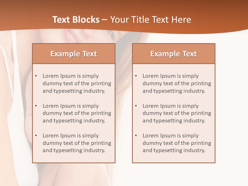 Protection Bonding Face PowerPoint Template