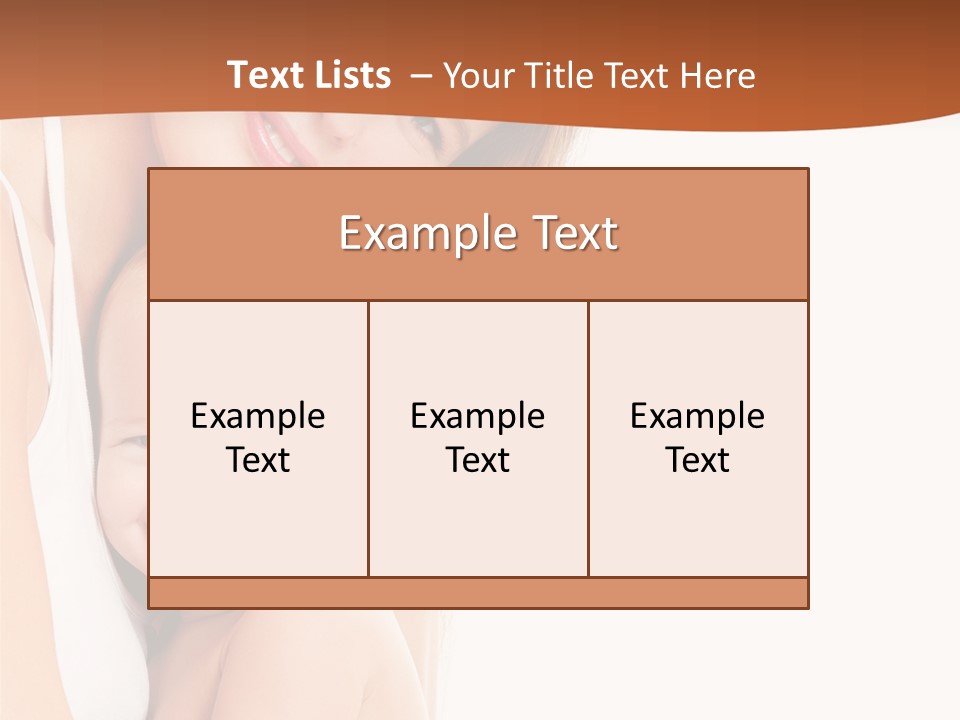 Protection Bonding Face PowerPoint Template