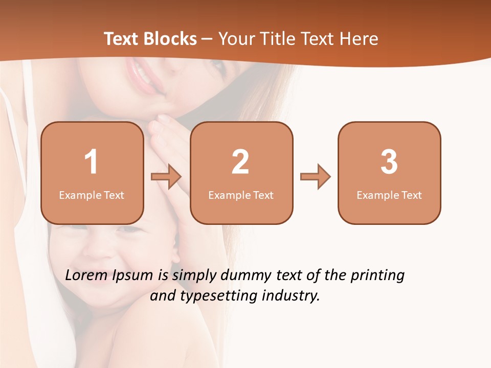 Protection Bonding Face PowerPoint Template