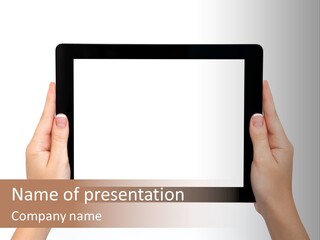 Network Communication Phone PowerPoint Template