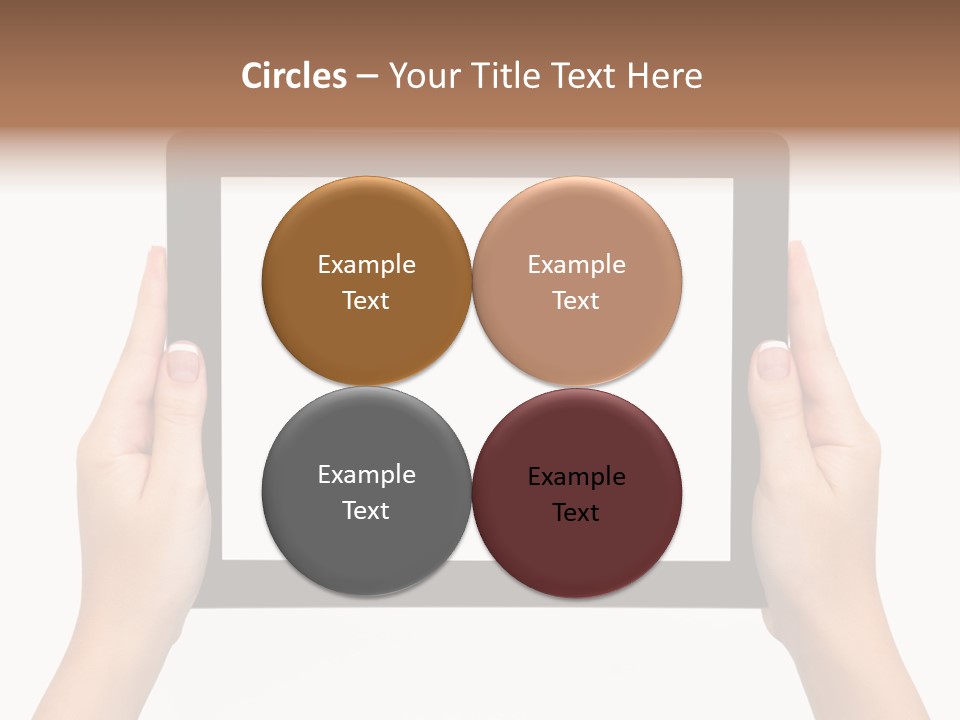 Network Communication Phone PowerPoint Template