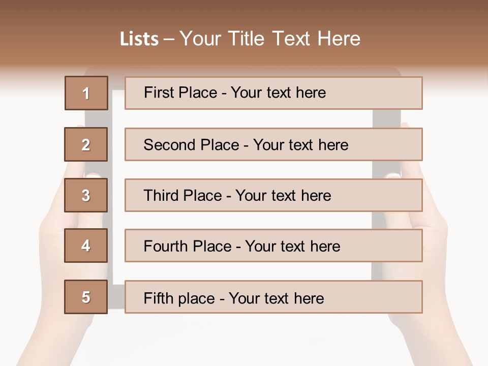 Network Communication Phone PowerPoint Template