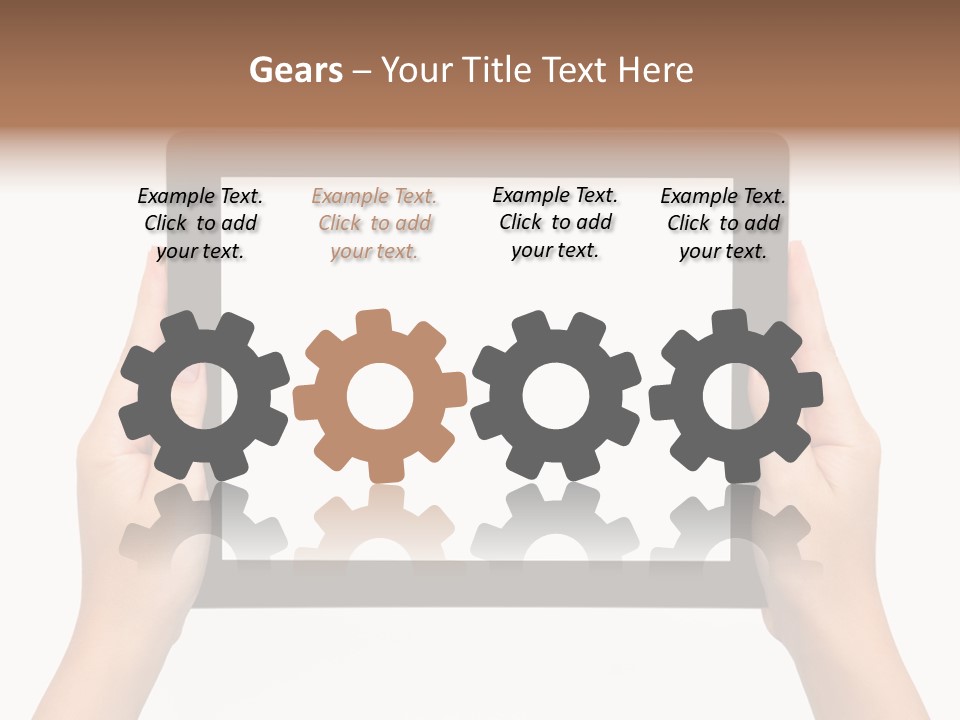 Network Communication Phone PowerPoint Template